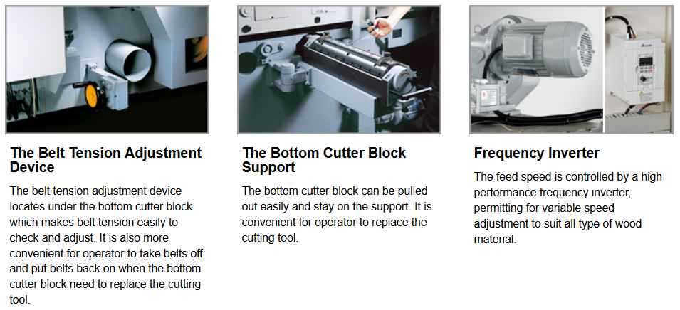 เครื่องไสไม้ , เครื่องไสสองหน้า, เครื่องไสไม้สองหน้า, Double side planer